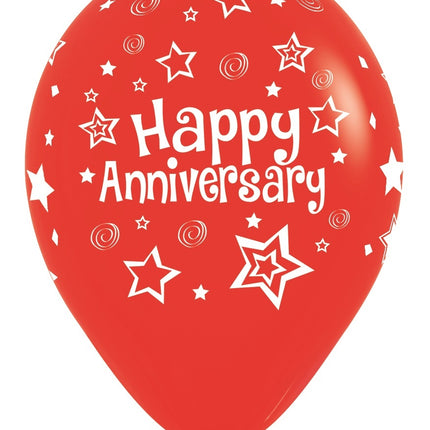 Ballonger Happy Anniversary Mix 30cm 25st