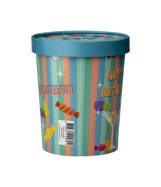 Färgad godisbricka 60 år 12cm