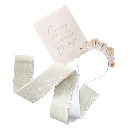 Baby Shower-spel 4 delar