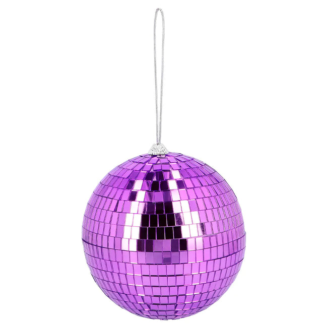 Lila Discoboll 15 cm
