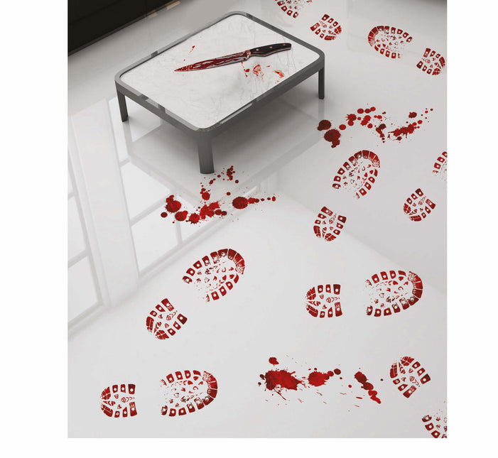 Halloween Klistermärken Skoavtryck