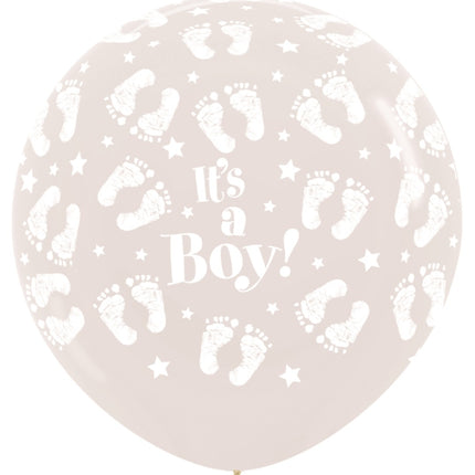 Ballonger It's a Boy Fotavtryck Klar 91cm 2st