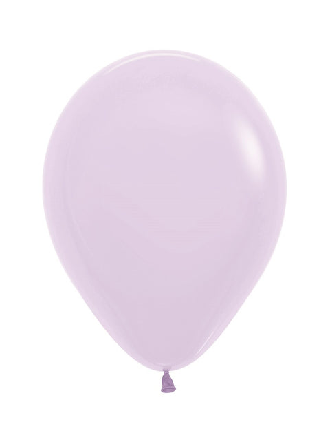 Ballonger Pastell Matt Lilac 25cm 100st