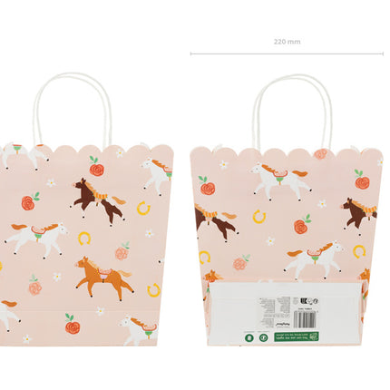 Hästhandväska Rosa 23cm