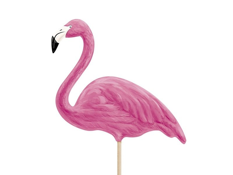 Flamingo Prikkers 23,5cm 6st van Partydeco koop je bij Partywinkel
