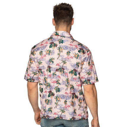 Flamingo Shirt Heren van Boland koop je bij Partywinkel