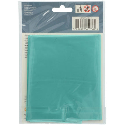 Folie Ballon Cijfer 4 Pastel Mintgroen XL 86cm leeg van Folat koop je bij Partywinkel