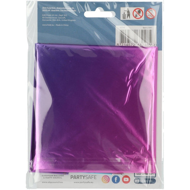 Folie Ballon Cijfer 8 Regenboog XL 81cm leeg van Folat koop je bij Partywinkel