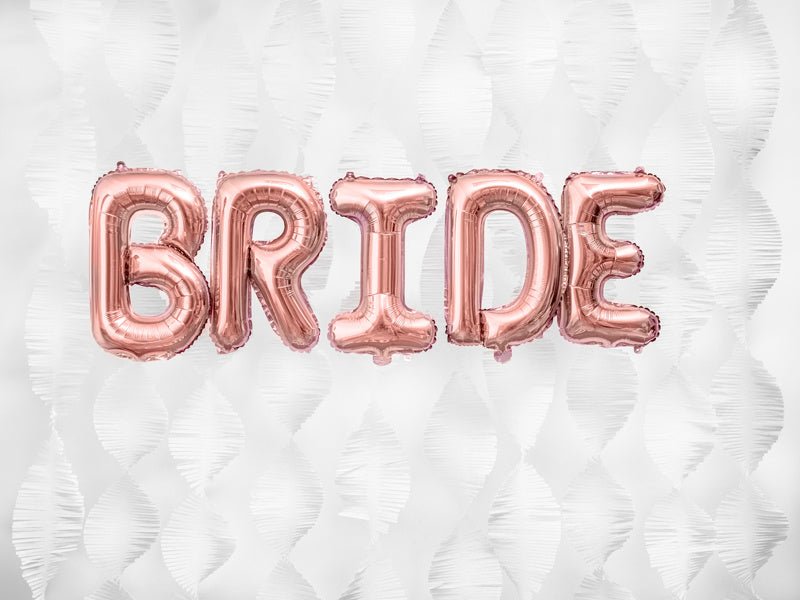 Folie Ballon Letter R Rose Goud Leeg 35cm van Partydeco koop je bij Partywinkel