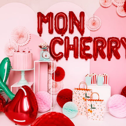 Folie Ballon Letter U Rood Leeg 35cm van Partydeco koop je bij Partywinkel