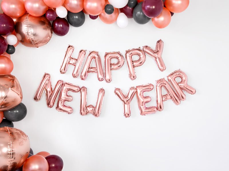 Folie Ballon Letter Y Rose Goud Leeg 35cm van Partydeco koop je bij Partywinkel