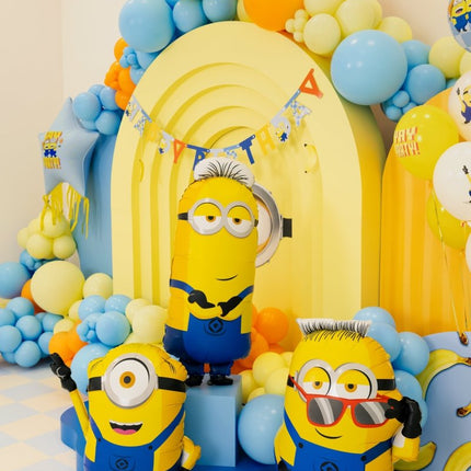 Folie Ballon Minions Tim 1m Leeg van Partydeco koop je bij Partywinkel