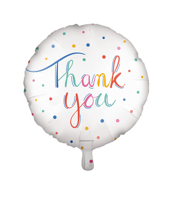 Folie ballon - Thank you van Paper Dreams koop je bij Partywinkel