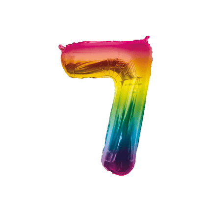 Folie Balloon 86cm 7 Regenboog van Paper Dreams koop je bij Partywinkel