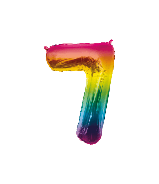 Folie Balloon 86cm 7 Regenboog van Paper Dreams koop je bij Partywinkel