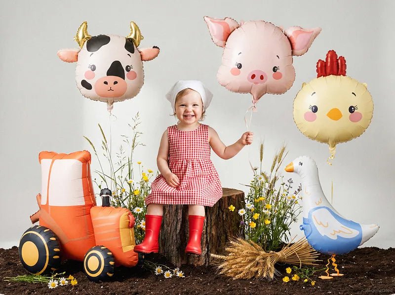 Folieballon Gans, 47,5x69,5 cm, mix van Partydeco koop je bij Partywinkel
