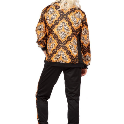 Fout Trainingspak Zwart/Goud Heren van Wilbers & Wilbers koop je bij Partywinkel