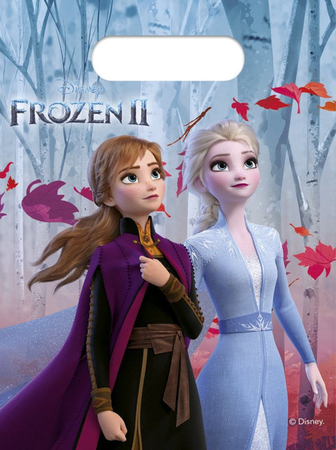 Frozen 2 Uitdeelzakjes 23cm 6st van Procos koop je bij Partywinkel