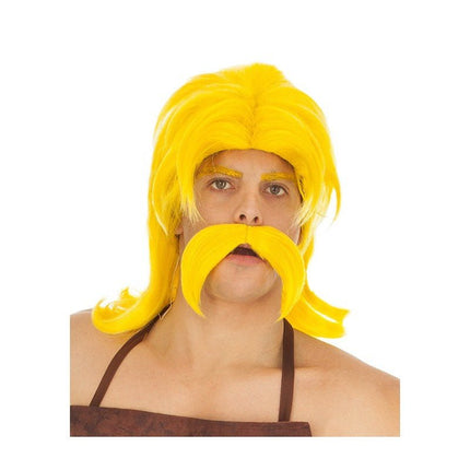 Fulliautomatix Asterix Pruik met Snor van CHAKS koop je bij Partywinkel