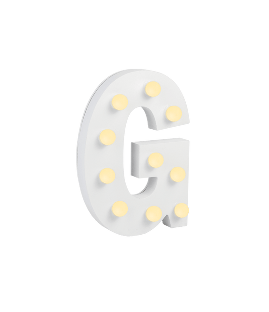 G Licht Letter 16,5cm van Paper Dreams koop je bij Partywinkel