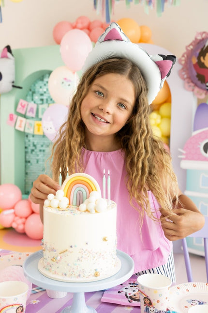 Gabby Kattenoren Folie Ballon 21.5x21 cm van Partydeco koop je bij Partywinkel