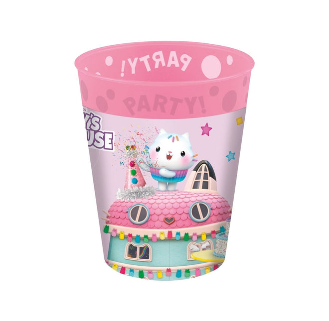 Gabby'S Dollhouse Bekers Herbruikbaar 250ml 4st van Procos koop je bij Partywinkel