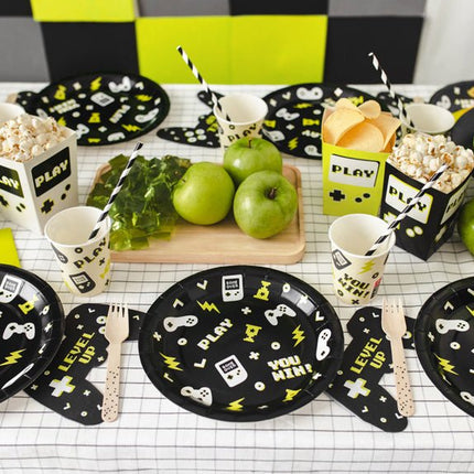 Gaming Party Servetten 16cm 12st van Partydeco koop je bij Partywinkel