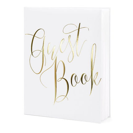 Gastenboek Gouden Letters 24,5cm van Partydeco koop je bij Partywinkel