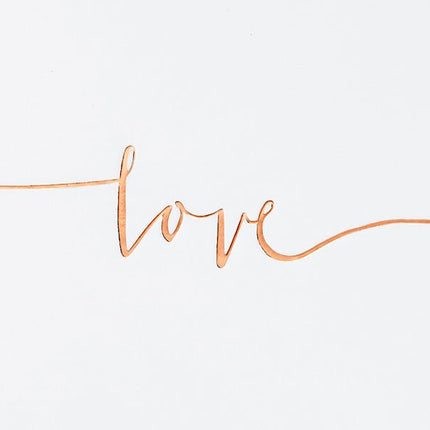 Gastenboek Love 24cm van Partydeco koop je bij Partywinkel