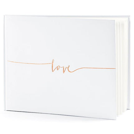 Gastenboek Love 24cm van Partydeco koop je bij Partywinkel