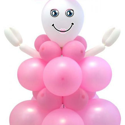 Geboorte Ballonnenpilaar Set Meisje 95cm van Folat koop je bij Partywinkel