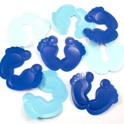 Geboorte Confetti Jongen Voetjes XL 8,5cm van Folat koop je bij Partywinkel
