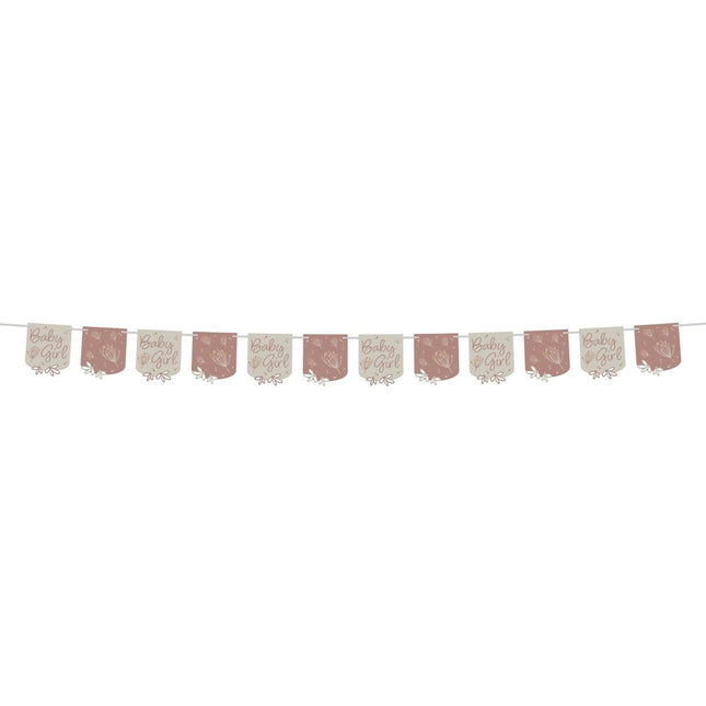 Geboorte Letterslinger Babygirl 6m van Folat koop je bij Partywinkel
