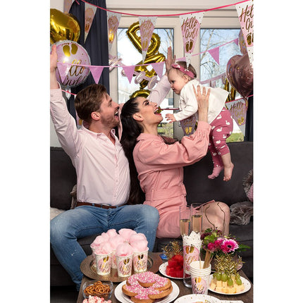 Geboorte Slinger Hello Girl! 6m van Boland koop je bij Partywinkel