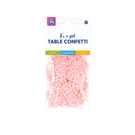 Geboorte Tafelconfetti Roze 14gr van Paper Dreams koop je bij Partywinkel