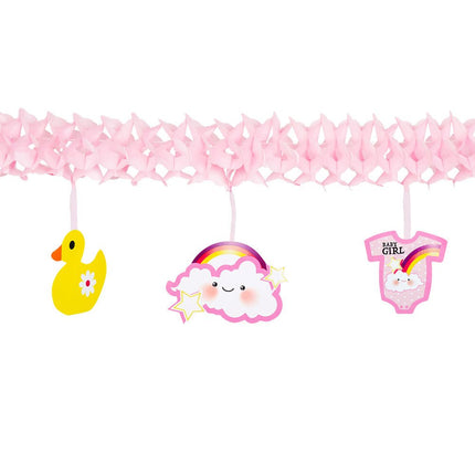 Geboorteslinger Meisje Baby Girl Onderhangers 4m van Boland koop je bij Partywinkel