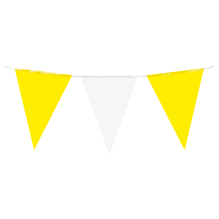 Geel Witte Slinger 10m van Paper Dreams koop je bij Partywinkel