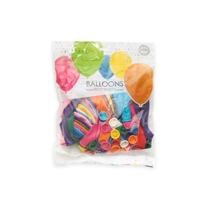Gekleurde Ballonnen Mix 31cm 50st van WeFiesta koop je bij Partywinkel