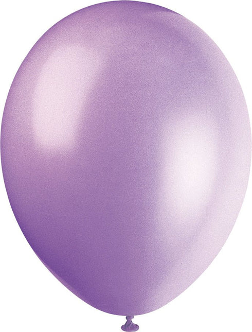 Gekleurde Ballonnen Pastel Glans 30cm 10st van Unique koop je bij Partywinkel