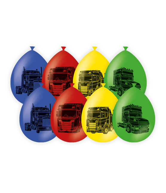 Gekleurde Ballonnen Trucks 30cm van Paper Dreams koop je bij Partywinkel