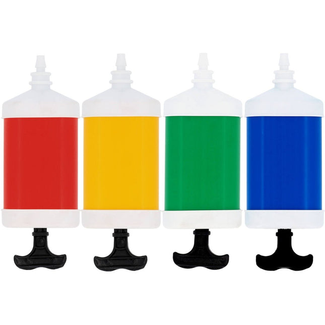 Gekleurde Ballonnenpomp 18cm van Folat koop je bij Partywinkel