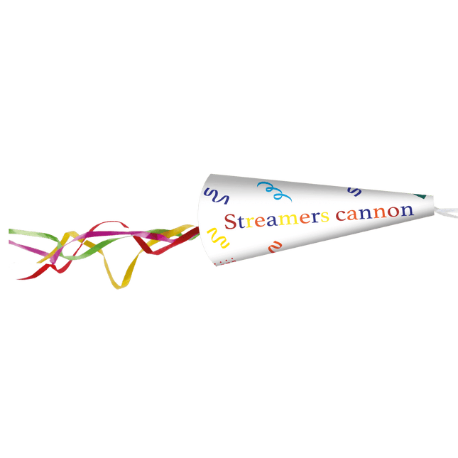 Gekleurde Confetti Kanon van Procos koop je bij Partywinkel