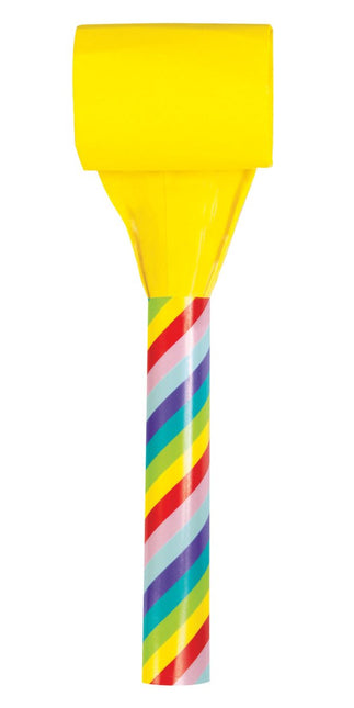 Gekleurde Feesttoeters 8st van Unique koop je bij Partywinkel