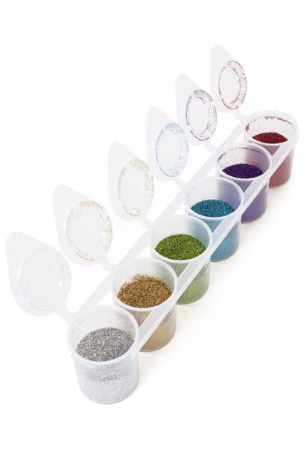 Gekleurde Glitters Happy Fine 6st van Superstar koop je bij Partywinkel