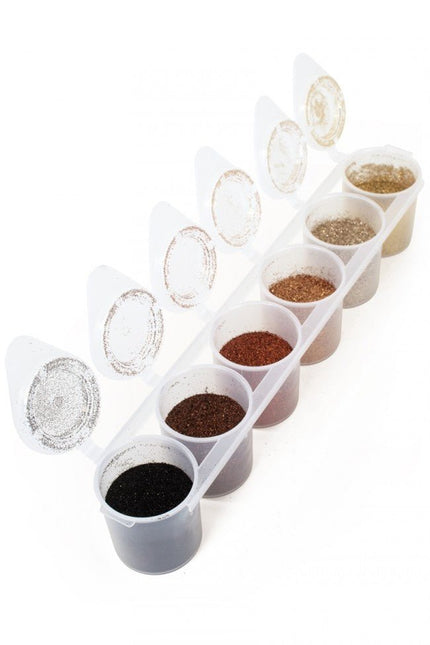 Gekleurde Glitters Steampunk Fine 6st van Superstar koop je bij Partywinkel