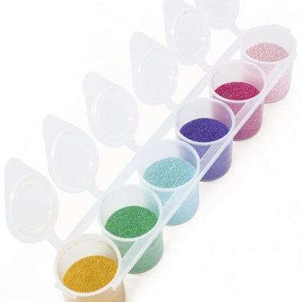 Gekleurde Glitters Unicorn Fine 6st van Superstar koop je bij Partywinkel