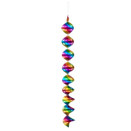 Gekleurde Hangdecoratie Spiralen 60cm 4st van Boland koop je bij Partywinkel