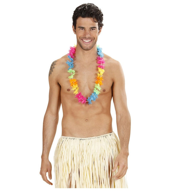 Gekleurde Hawaii Krans Fel van Widmann koop je bij Partywinkel