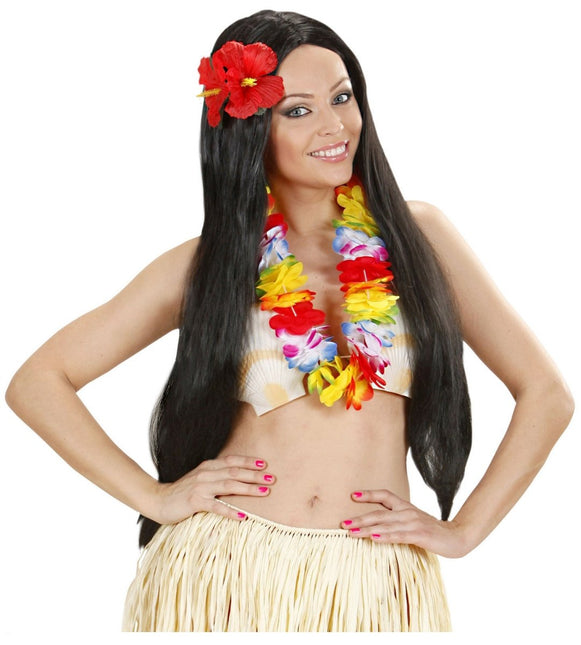 Gekleurde Hawaii Krans Luxe van Widmann koop je bij Partywinkel