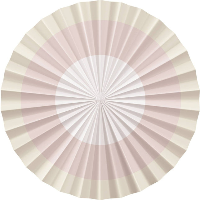 Gekleurde Papieren Waaiers Pastel 35cm 3st van Folat koop je bij Partywinkel